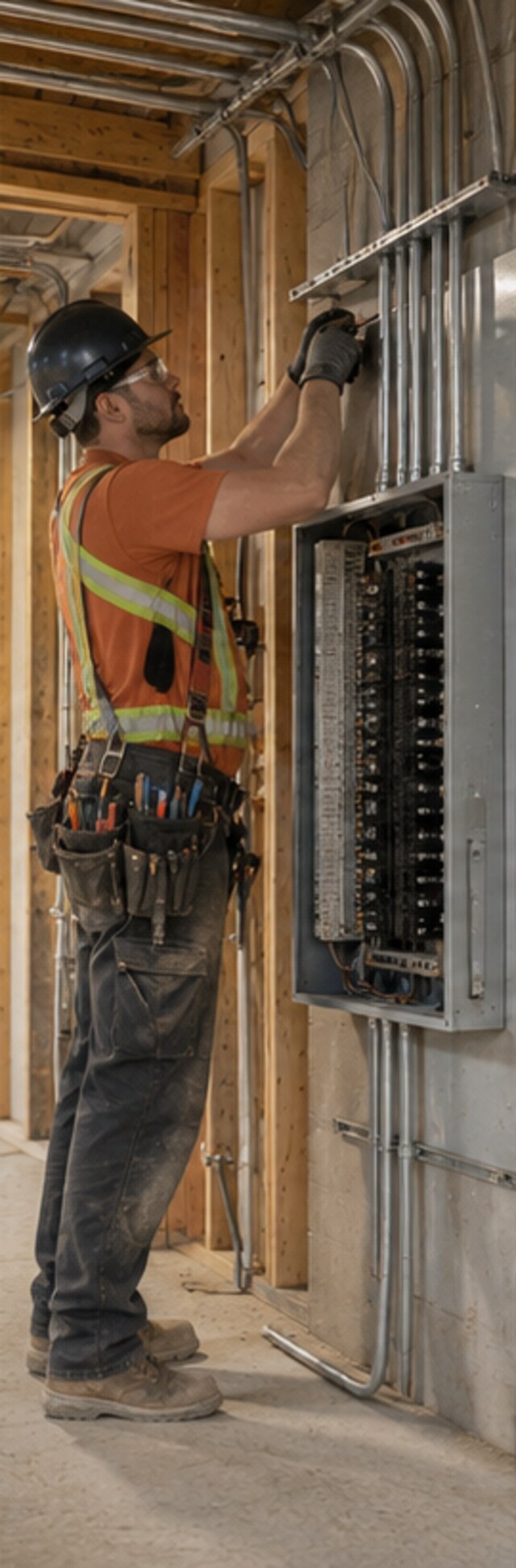 Electrician – Construction and Maintenance at work