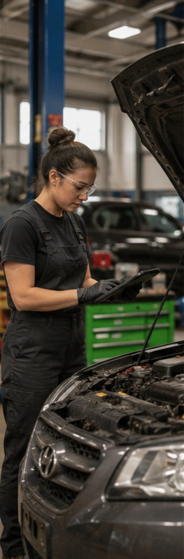 Automotive Service Technician at work