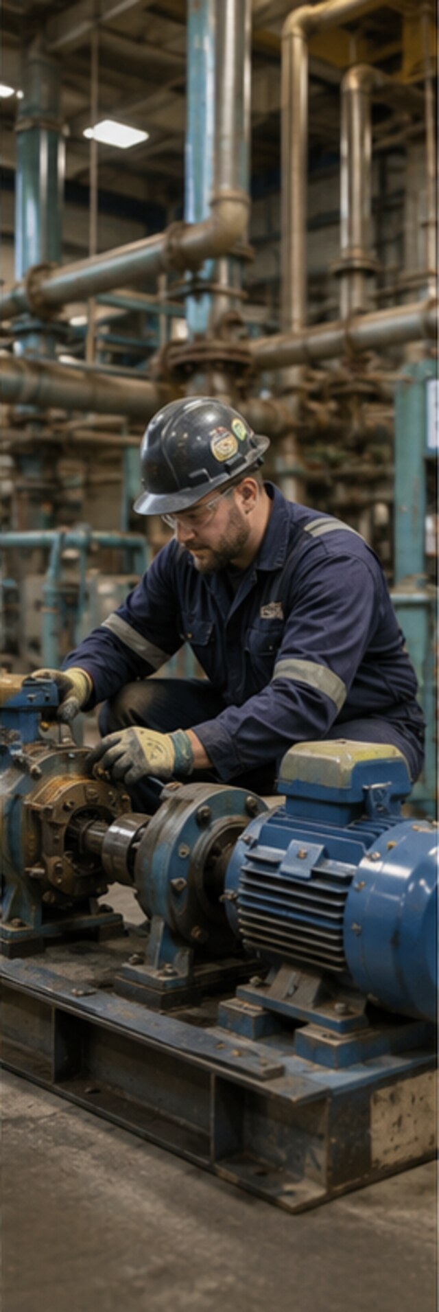 Industrial Mechanic Millwright at work