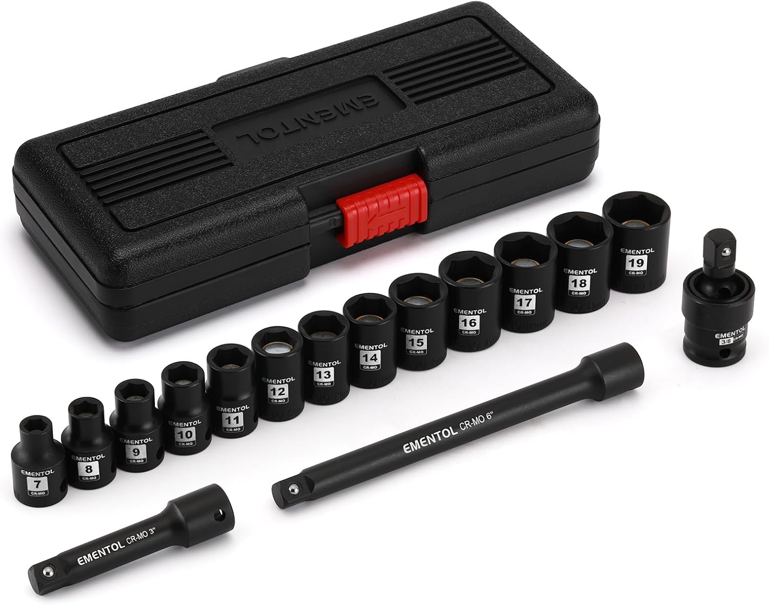 Magnetic impact socket set